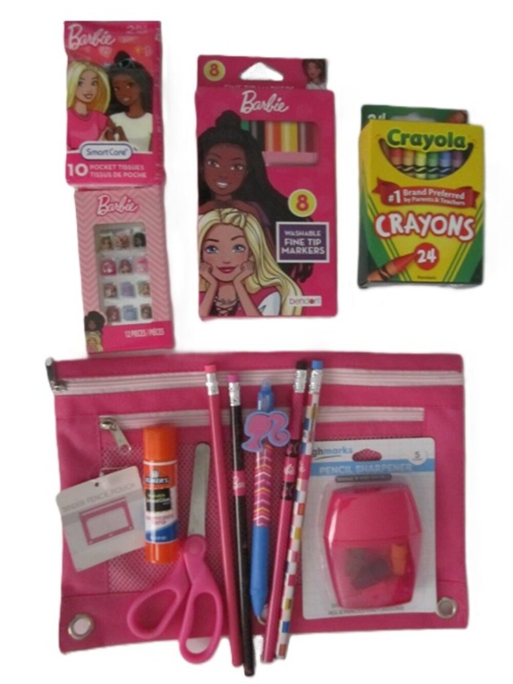 Barbie Backpack Lunch Bag Water Bottle & School Supplies - Picture 5 of 8